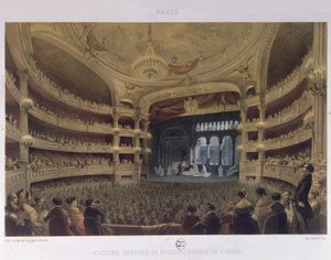 Academie Imperiale de Musique, Paris, ca 1855